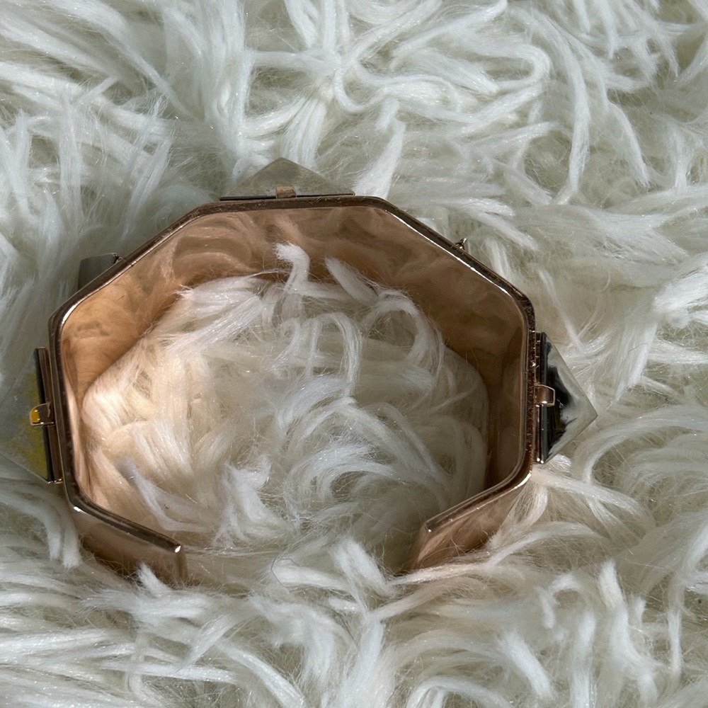 Coach Metallic Rose Bracelet with Pyramid Design - Picture 4 of 12